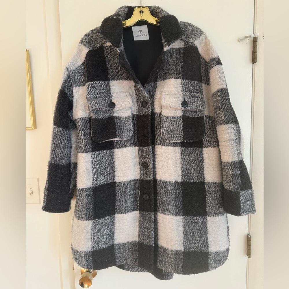 Anine Bing plaid jacket. Size S
